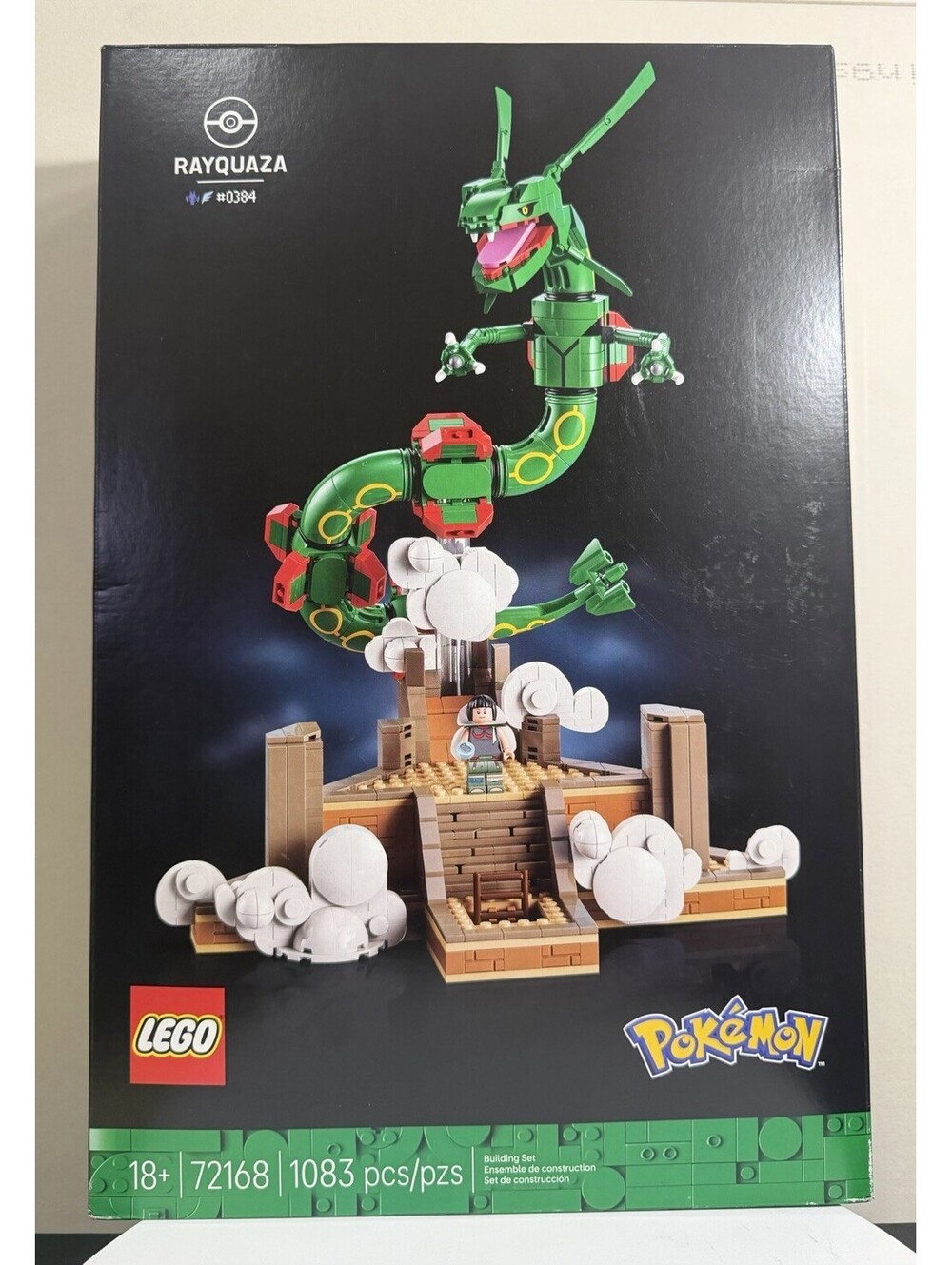 LEGO Pokemon Rayquaza Building Set 72168 Model Kit 18+ New In Box Sealed 1083 pc